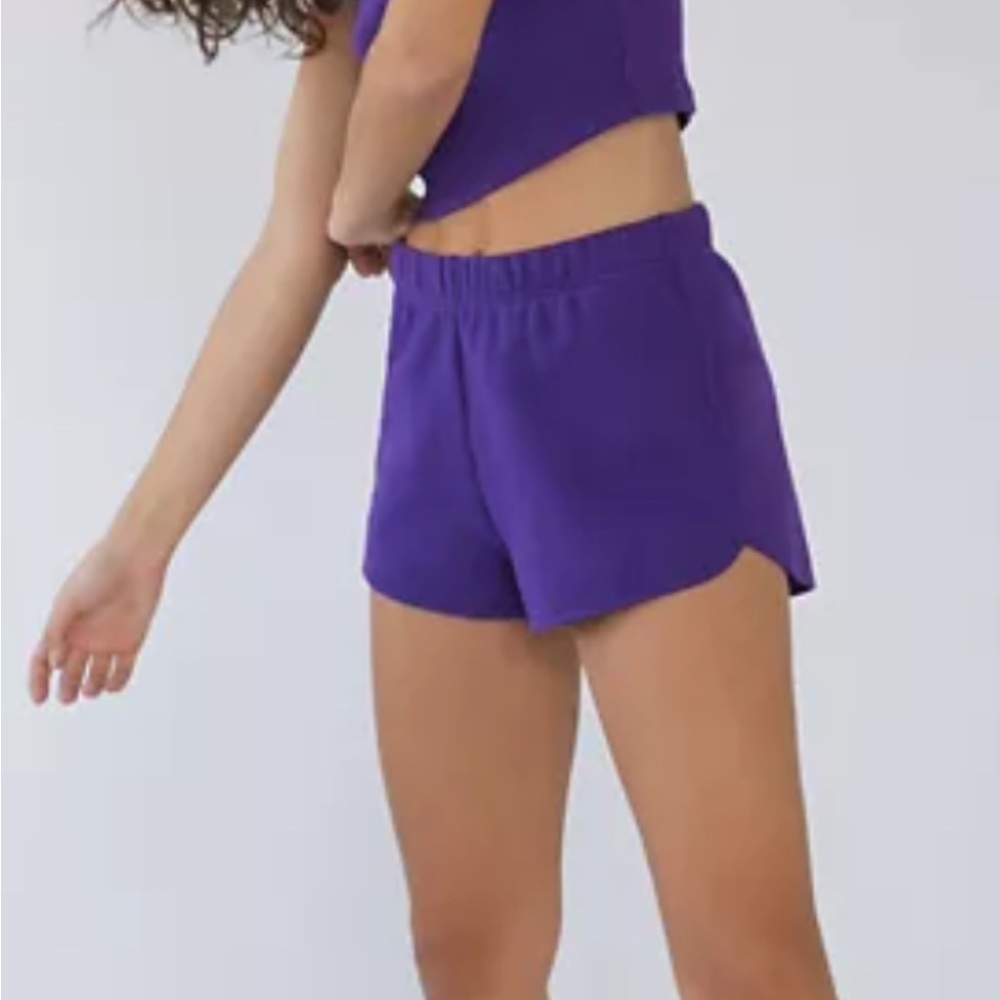 TNA Cozy boyfriend shorts electric violet Size Small